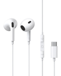 Wired Earphones 1.1m (USB-C) Encok CZ17, White