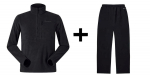 Berghaus Prism PT HZ sweatshirt, size L, black + Berghaus HILLWALKER OVRTRS AM BLK/BLK, size L