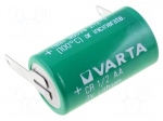 Battery: lithium | 3V | 1/2AA,1/2R6 | soldering lugs | &Oslash;14.6x25mm