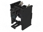Contact block | 22mm | 04 | front fixing | plug-in terminals | 500VAC