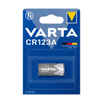 Patareisid, akusid ja laadijaid // AA, AAA ja muud suurused patareid, laadijad &ndash; saadaval tellimiseks // Bateria VARTA CR123 1szt./blist.