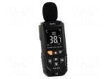 Meter: sound level | LCD | Sound level: 30&divide;130dB | 20Hz&divide;12.5kHz | IP20