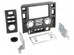 Radio frame | Land Rover | 2 DIN | black