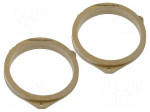 Spacer ring | MDF | 165mm | Subaru | impregnated,varnished