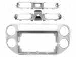 Radio frame | VW | silver | 9"