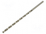 Drill bit | for metal | &Oslash;: 6mm | L: 205mm | high speed steel