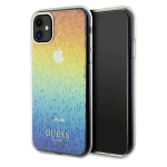 Guess GUHCN61HDECMI Hardcase IML Faceted Mirror Disco Iridescent for iPhone 11 / Xr 6.1"