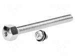 Pin | M12 | Plunger mat: steel | Plating: zinc | Thread len: 125mm
