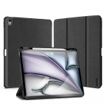 Dux Ducis domo magnet case grāmatveida maks plan&scaron;etdatoram Apple iPad Pro 11 (2024) A2837 | A3006 | A2836 melns