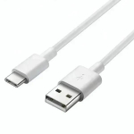 Samsung EP-DG970BWE datu pārsūtī&scaron;anas un uzlādes kabelis | USB-C | 1,5 m | balts (OEM)