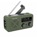 Autonoomne SOS-raadio h&auml;daolukordadeks, 2000 mAh akupank, d&uuml;namo, p&auml;ikesepaneel
