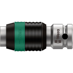 Wera Zyklop connecting part 8784 A1.1/4" (chrome/black, for 1/4" hex bits)