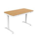 ACTIVEJET desk with electric height adjustment 120x60 ET119S white/oak