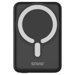 Savio POWERBANK BA-12 10000 mAh, black, magnetic