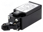 Limit switch | lever R 18mm, plastic roller &Oslash;12,5mm | NO + NC