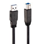 Lindy USB 3.0 A/M - USB B/M aktiivkaabel 10m Black