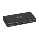 HDMI-jaotur 2.0 2-porti Ultra Slim 4K/60Hz Black Equip