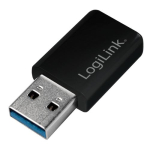 Logilink USB 3.0 adapter 1200 MBit/s 11a Dual Band Black