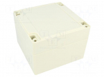 Enclosure: multipurpose | X: 120mm | Y: 120mm | Z: 90mm | ABS | IP65