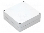 Enclosure: multipurpose | X: 160mm | Y: 160mm | Z: 60mm | ABS | dark grey