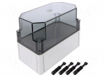 Enclosure: multipurpose | X: 110mm | Y: 180mm | Z: 165mm | PK | light grey