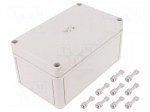 Enclosure: multipurpose | X: 110mm | Y: 180mm | Z: 90mm | TK PS | grey