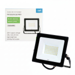 Kompaktne ja v&otilde;imas 50W LED-prožektor, 6400K, 4500 lm, 184,5 &times; 29 &times; 160 mm