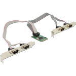 Kontroller Delock Mini PCI Expr kaart 4x D-Sub9 (95243)