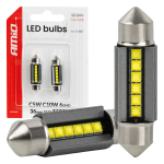 Autolambid, Mootorratta ja traktori valgustid // Autolambid, Mootorratta ja traktori valgustid // Żar&oacute;wki led canbus 36mm 2525 6smd white 12v 24v amio-05007