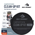 Zestaw do sprzątania SEA TO SUMMIT Camp Kitchen Clean Up Kit - 6 element&oacute;w z płynem   6