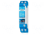 Relay: installation | bistable,impulse | NC + NO | 24VDC | 250VAC/16A
