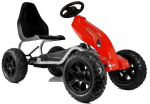 M&auml;nguala | PC | Konsoolid | Tarvikud // M&auml;nguasjad ja m&auml;ngud lastele // Gokart na Pedały B012 Pompowane Koła Czerwony