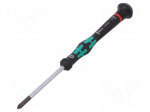 Screwdriver | Phillips | precision | PH1 | Series: Kraftform Micro