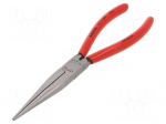 Pliers | curved,half-rounded nose | 200mm