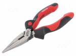 Pliers | for gripping and cutting,half-rounded nose,universal