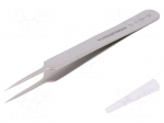 Tweezers | 110mm | SMD | Blades: straight,narrow