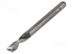 Drill bit | PCB | &Oslash;: 3.35mm | L: 38.2mm | 1/8" (3,175mm)