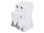 Circuit breaker | 400VAC | Inom: 6A | Poles: 1+N | DIN | Charact: C | 6kA