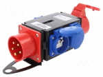 Connector: AC supply 3-phase | splitter | 16A | 400VAC | IEC 60309