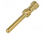 Contact | male | 2.5mm2 | Han E | gold-plated | crimped | 16A