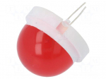 LED | 20mm | red | 1900&divide;2000mcd | 120&deg; | 5&divide;15V | 20mA | Variant: blinking