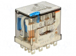 Relay: electromagnetic | 4PDT | Ucoil: 24VDC | 12A/250VAC | 12A/30VDC