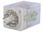 Relay: electromagnetic | 3PDT | Ucoil: 12VDC | 10A/250VAC | 10A/24VDC