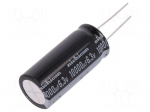 Capacitor: electrolytic | THT | 10000uF | 6.3VDC | &Oslash;18x40mm | &plusmn;20%