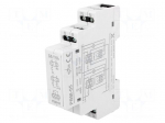 Relay: installation | bistable | NO | Ucoil: 230VAC | 90x17.5x66mm
