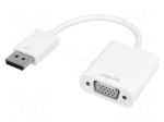 Cable | DisplayPort 1.2 | D-Sub 15pin HD socket,DisplayPort plug