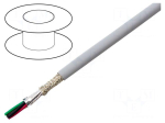 Wire | EcoCable Mini | 4x24AWG | MPPE | dark grey | 300V | 30,5m