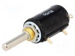 Potentiometer: shaft | multiturn | 2.2k&Omega; | 0.75W | &plusmn;5% | 6mm | wirewound