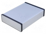 Enclosure: with panel | 1455 | X: 165mm | Y: 220mm | Z: 51mm | aluminium
