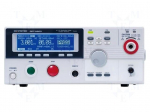 Safety tester | Utest: 0.1&divide;5kVAC,0.1&divide;6kVDC | Resolution: 240x64